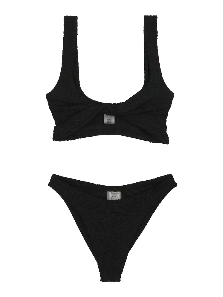 Black Nylon Bikini