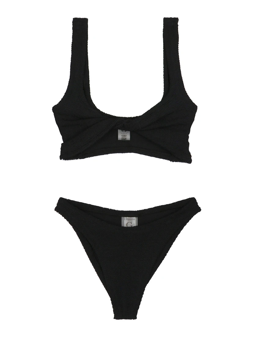 Black Nylon Bikini