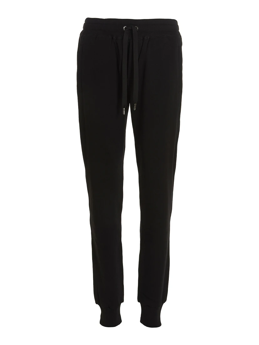 Black Cotton Joggers (Workout Pants)