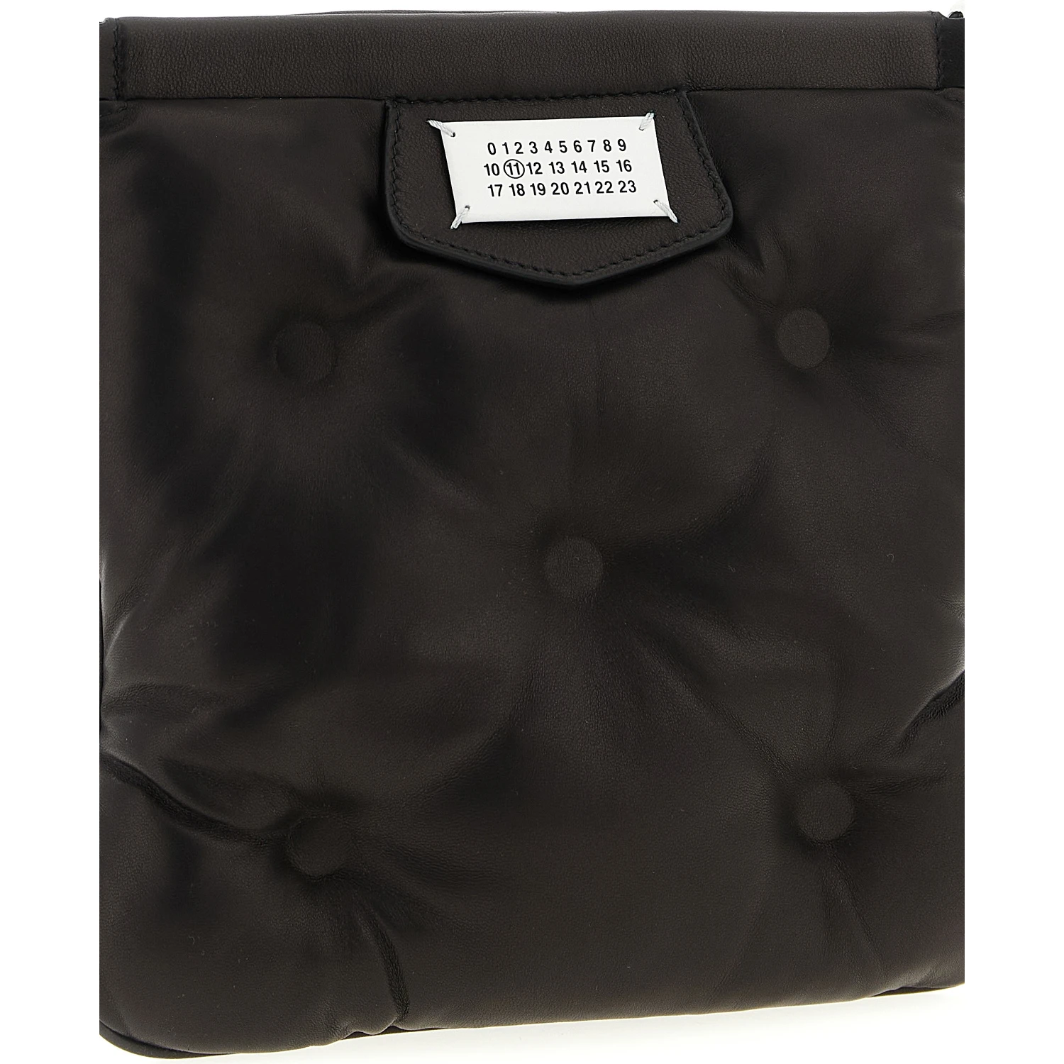 Black Lambskin Crossbody Bag