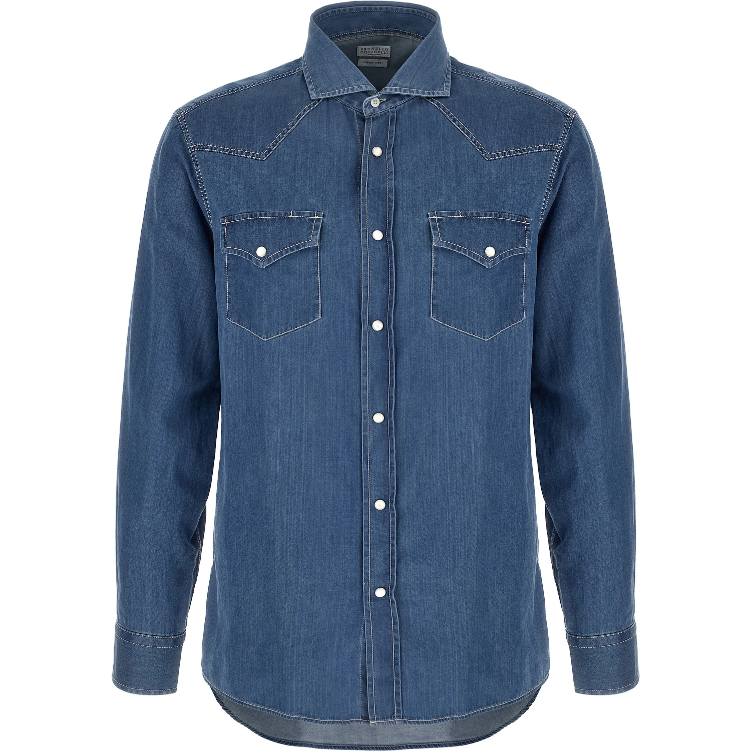 Blue Cotton Blouse