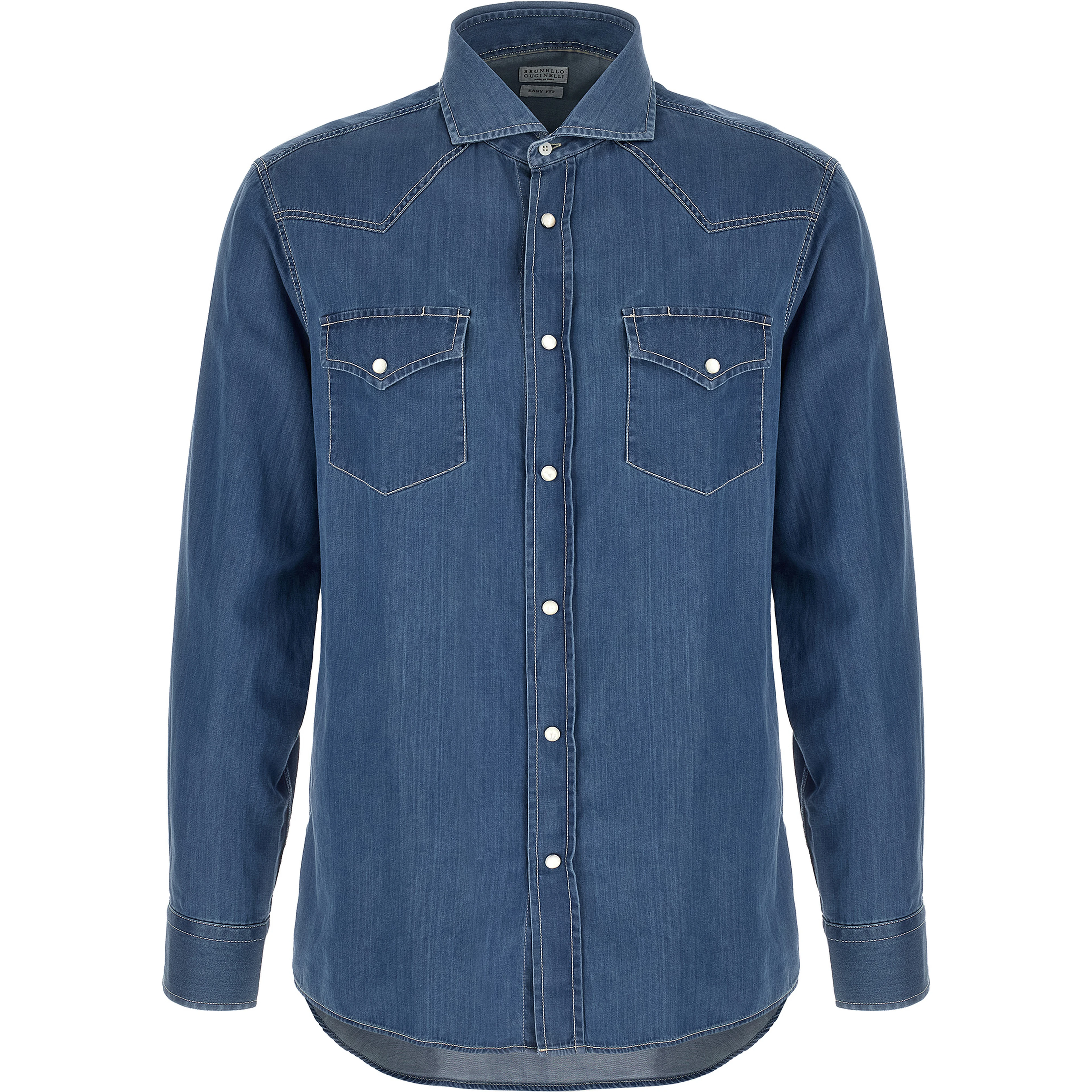 Blue Cotton Blouse