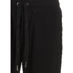 Black Cotton Joggers (Workout Pants)