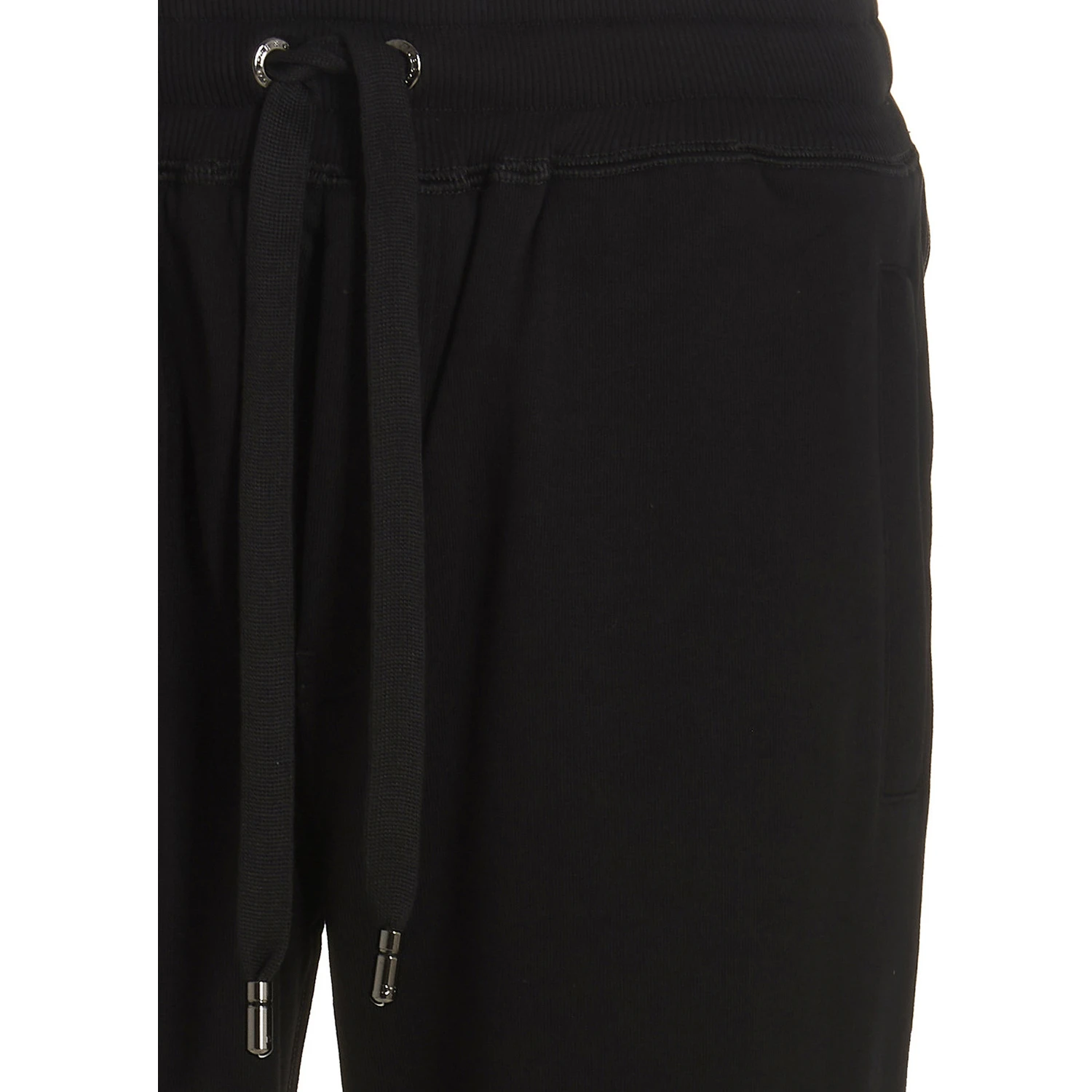 Black Cotton Joggers (Workout Pants)