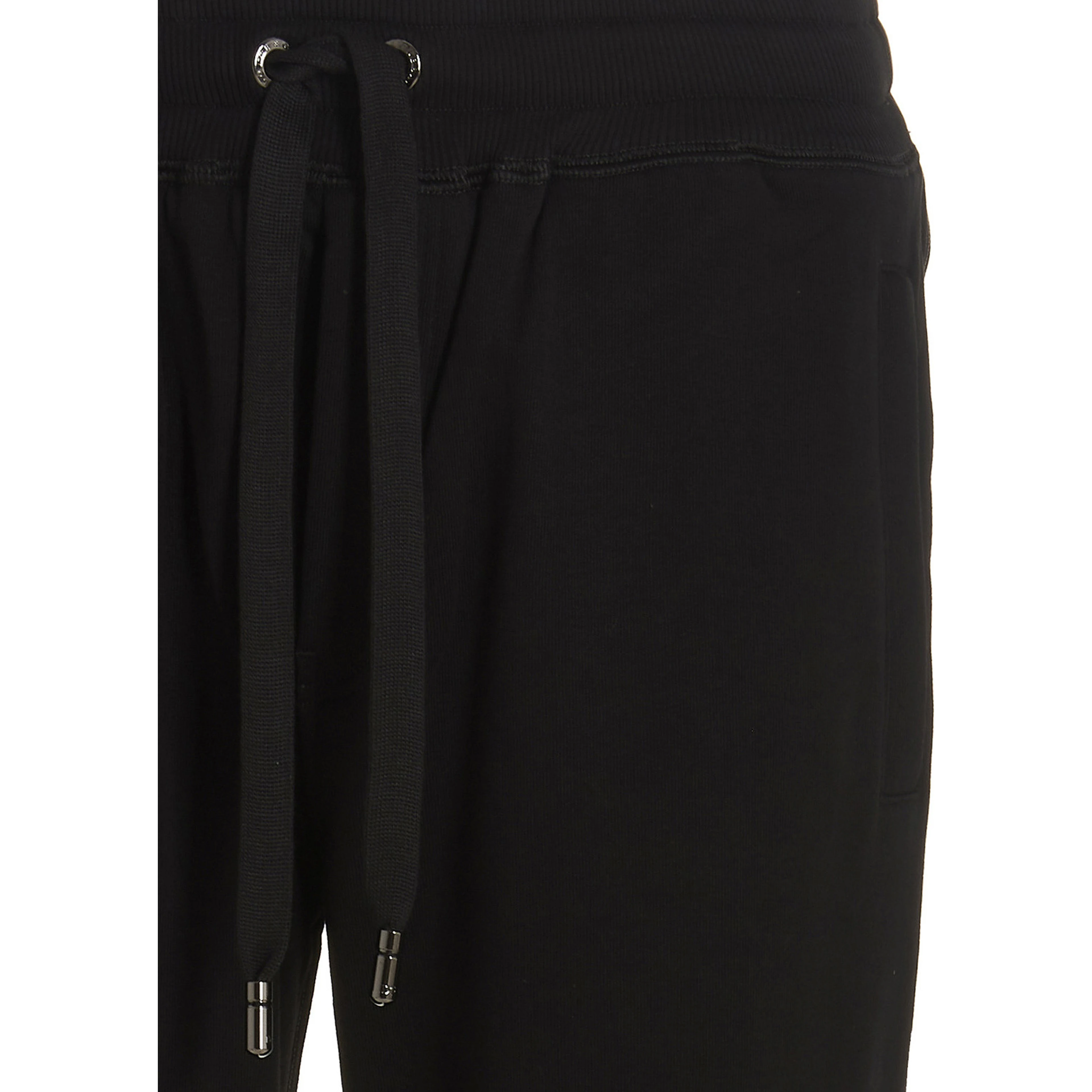 Black Cotton Joggers (Workout Pants)