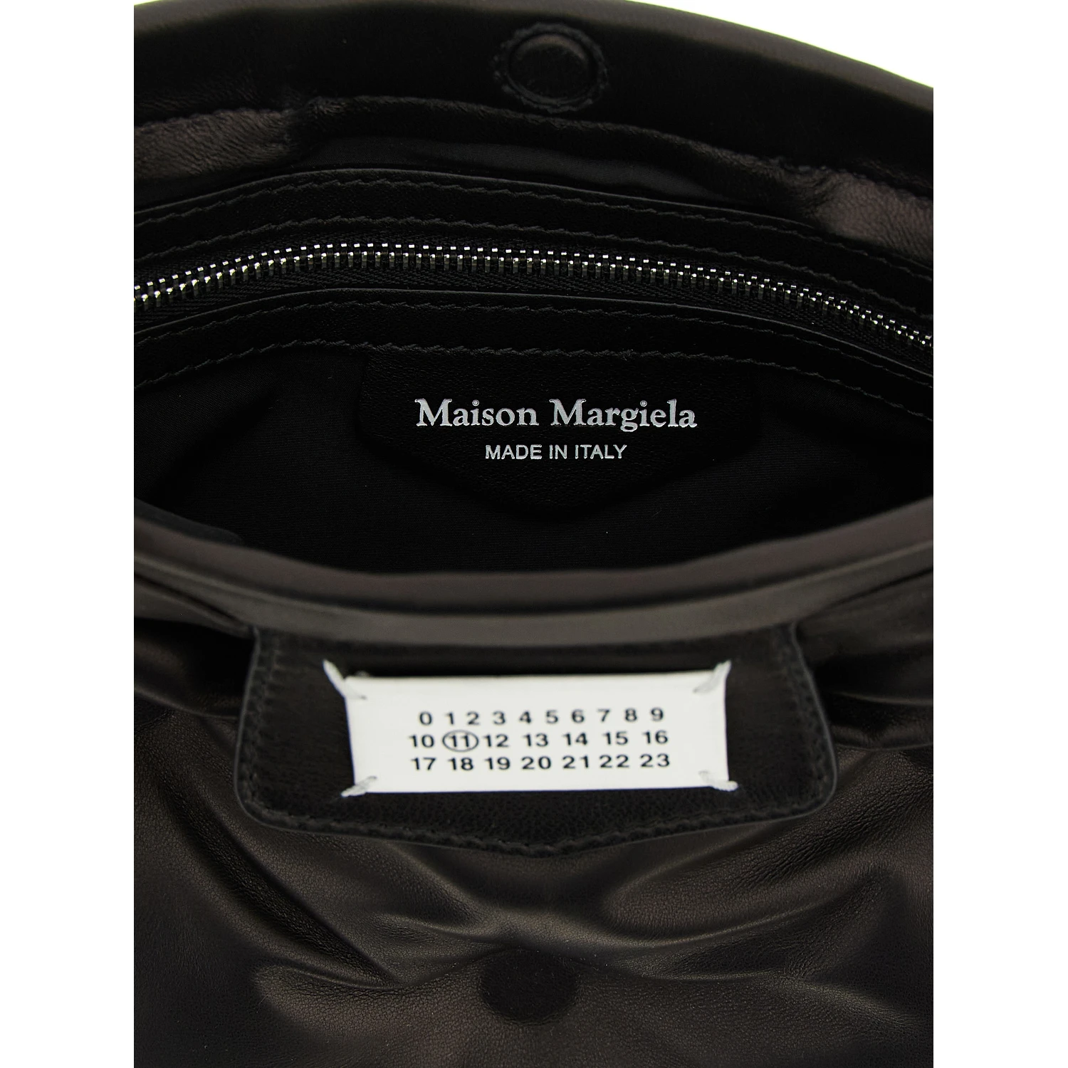 Black Lambskin Crossbody Bag