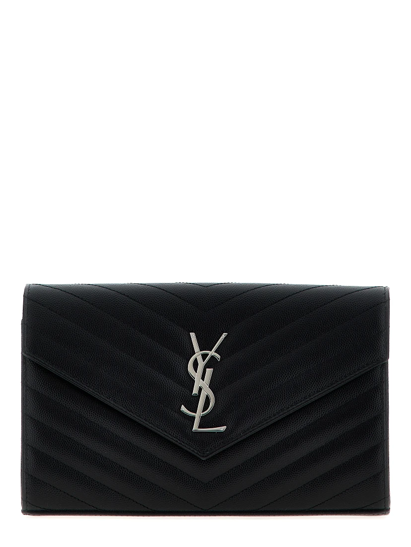 Black Calfskin Clutch Bag