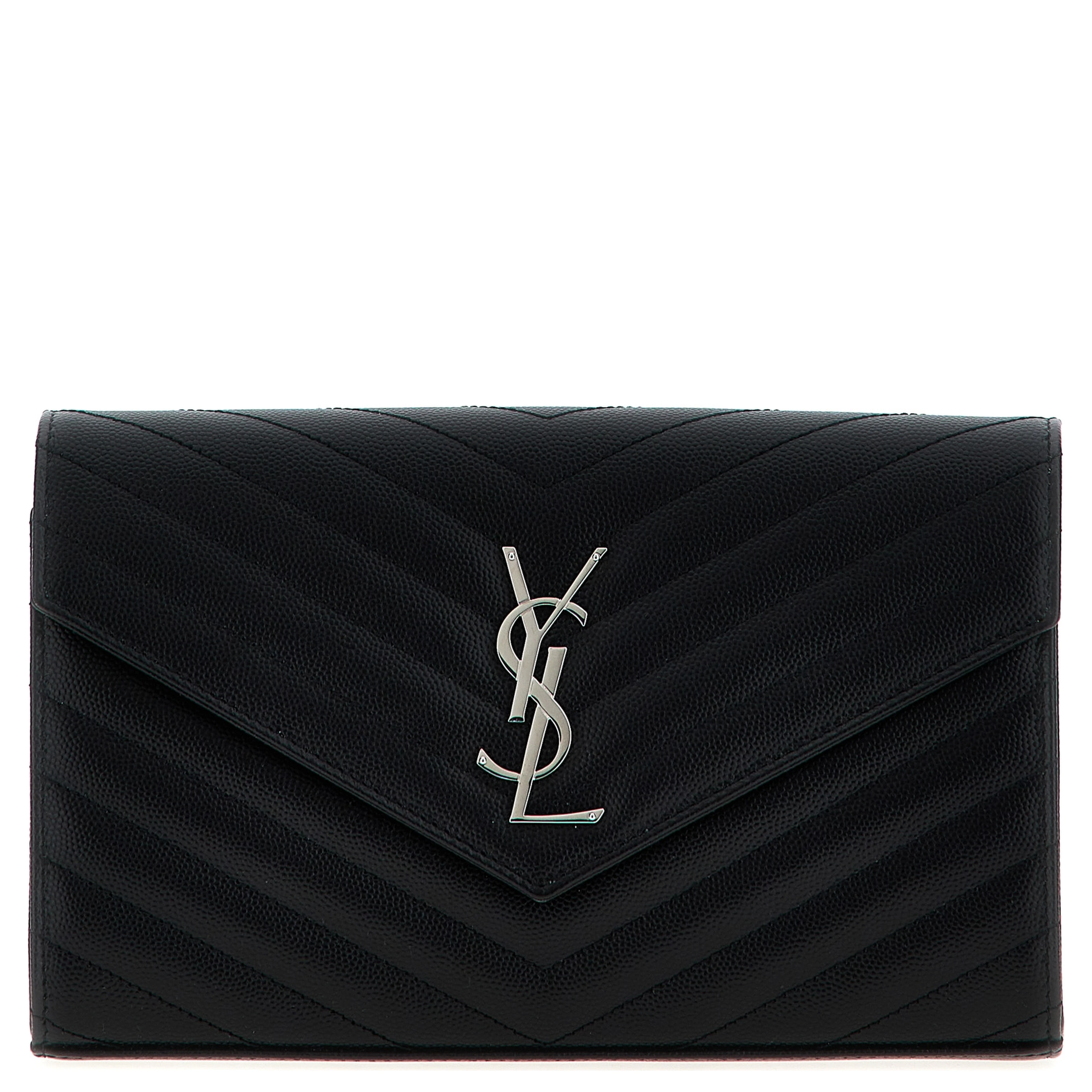 Black Calfskin Clutch Bag