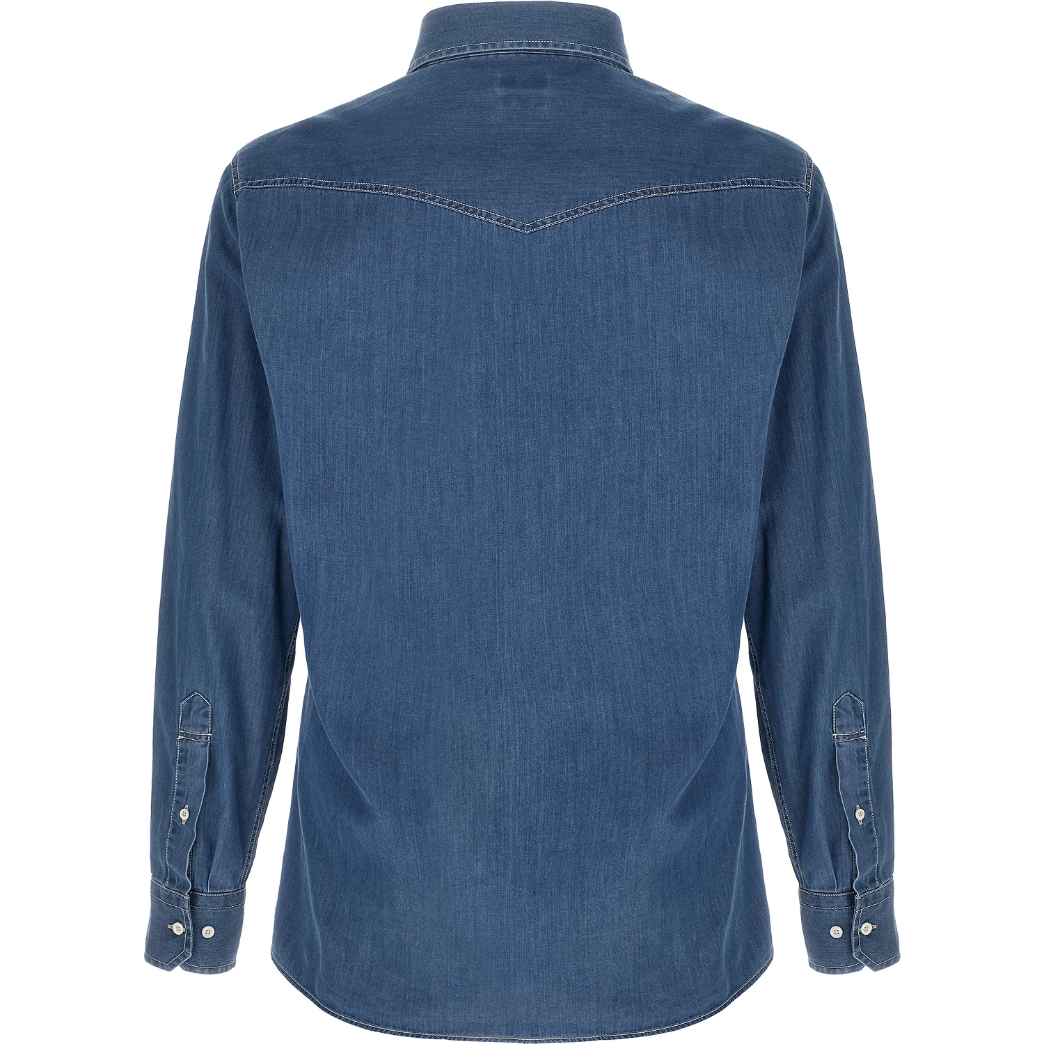 Blue Cotton Blouse
