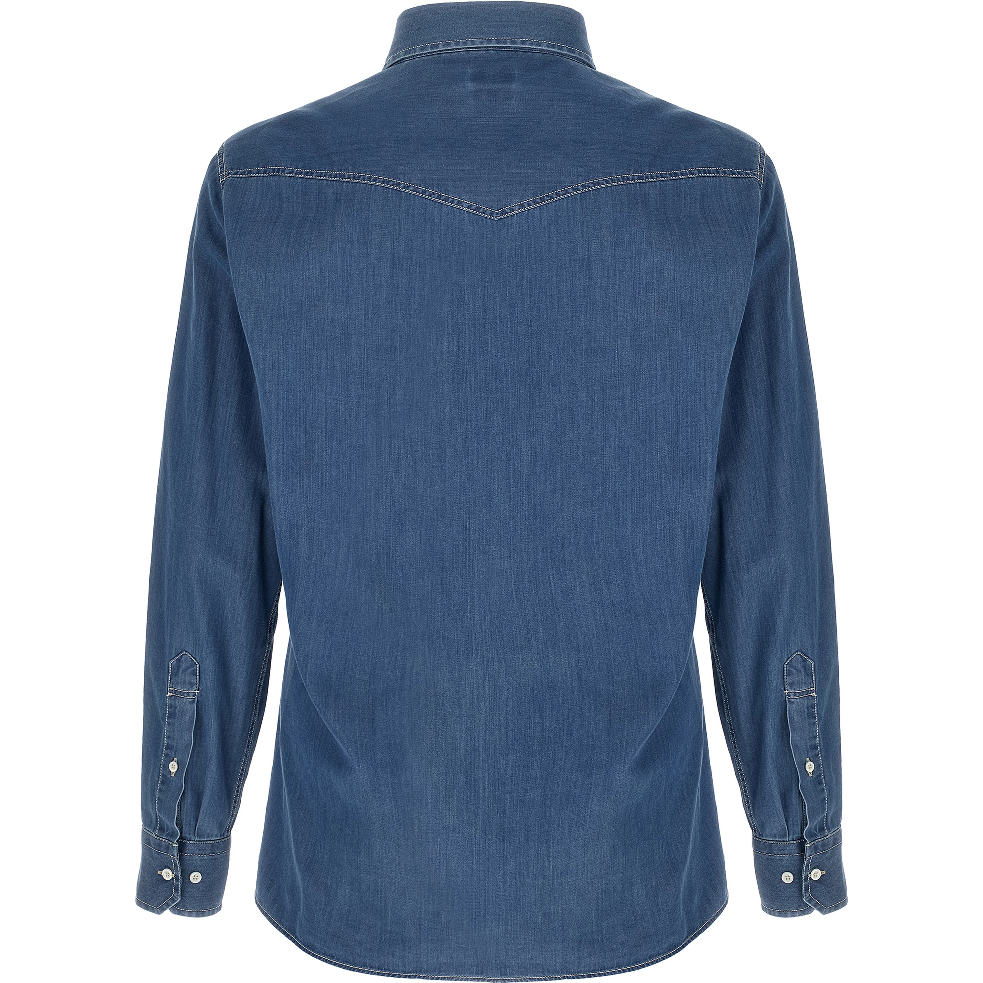 Blue Cotton Blouse