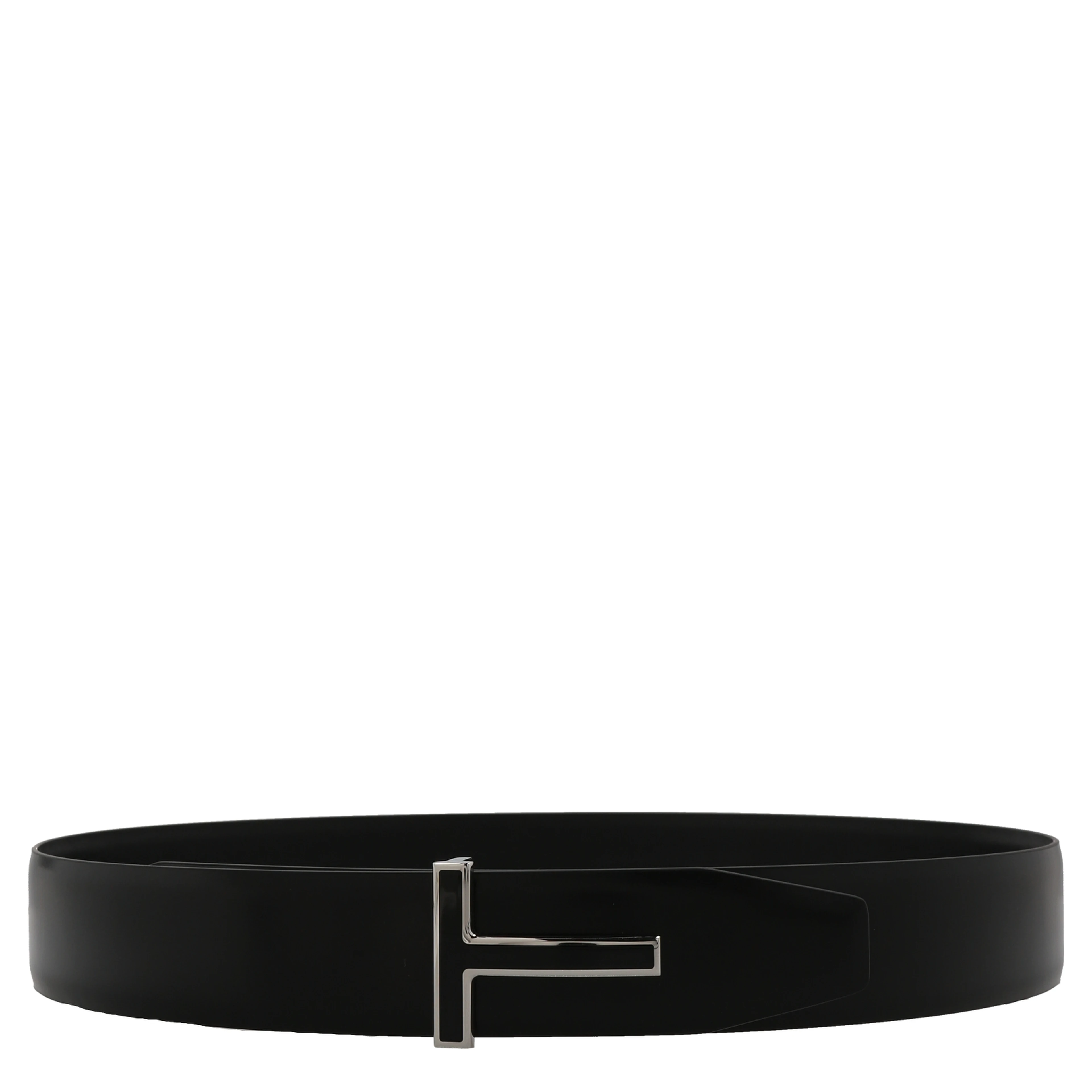 Black Calfskin Regular Belt