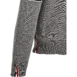 Gray Cotton Cardigan