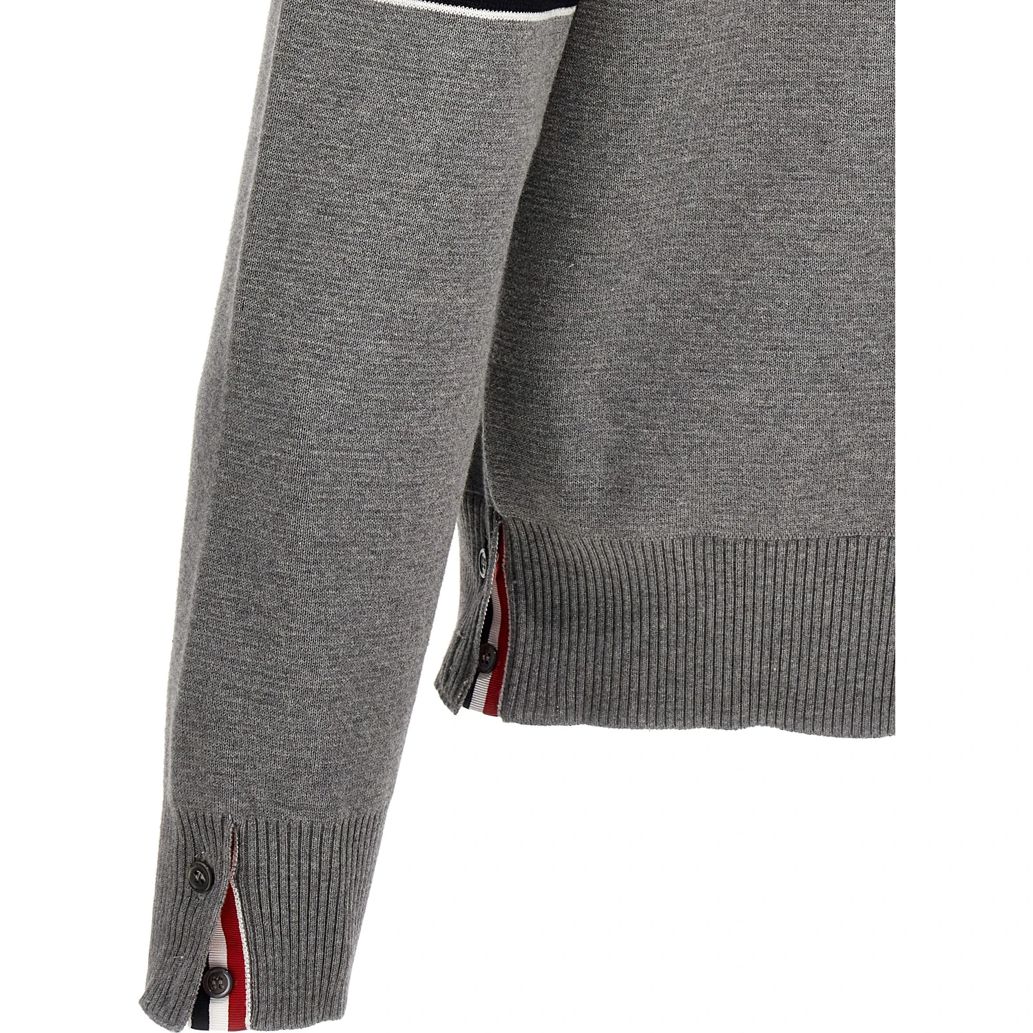 Gray Cotton Cardigan
