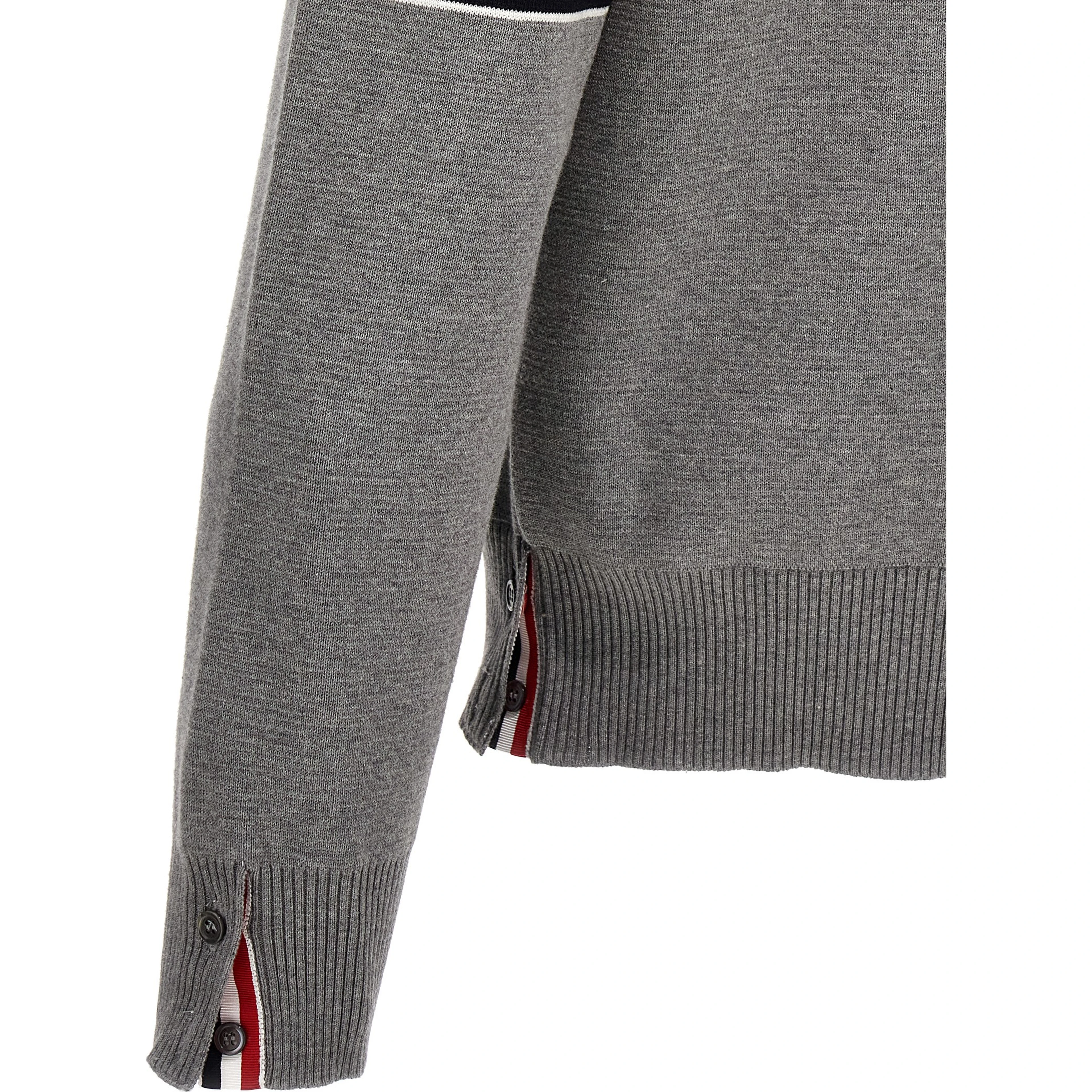 Gray Cotton Cardigan