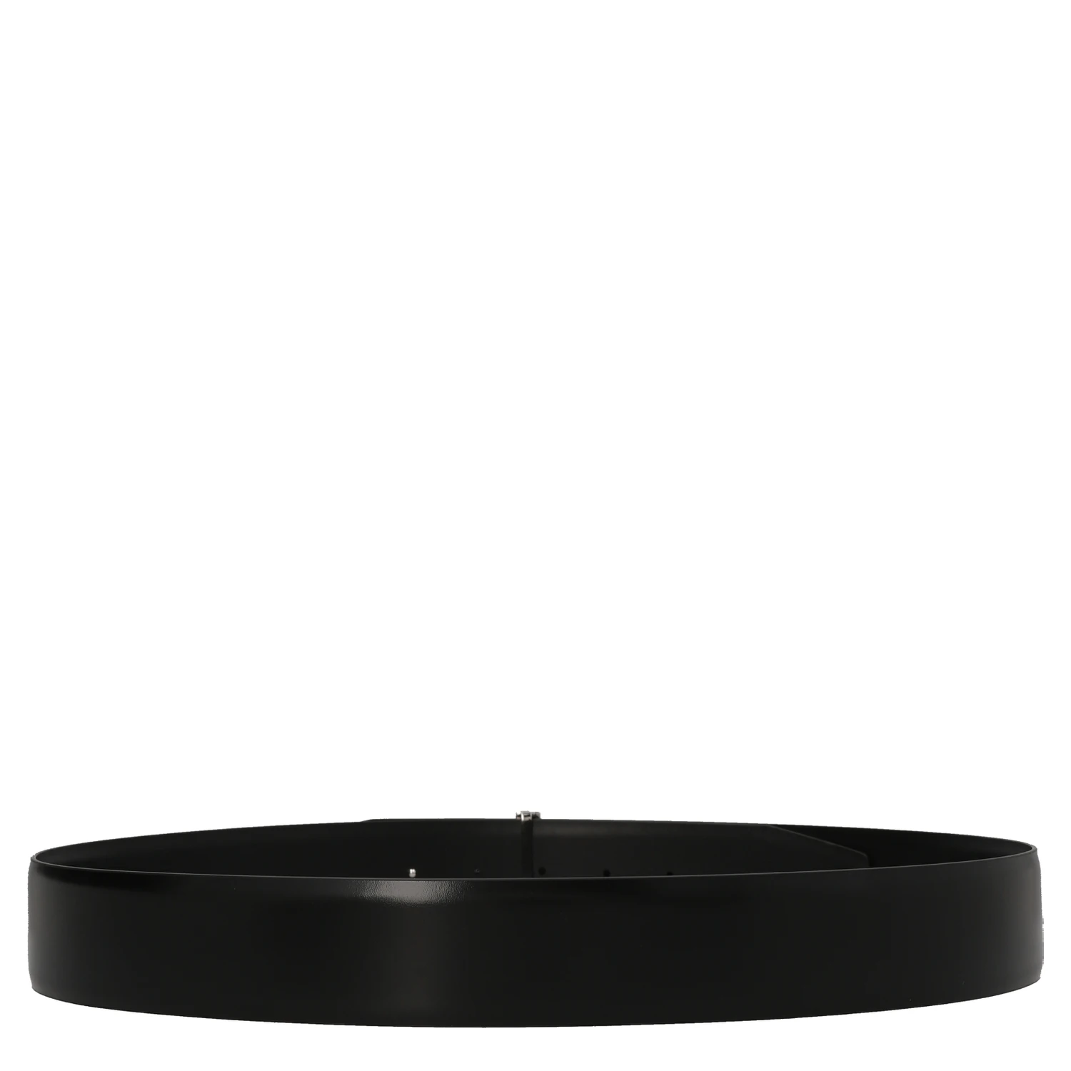 Black Calfskin Regular Belt