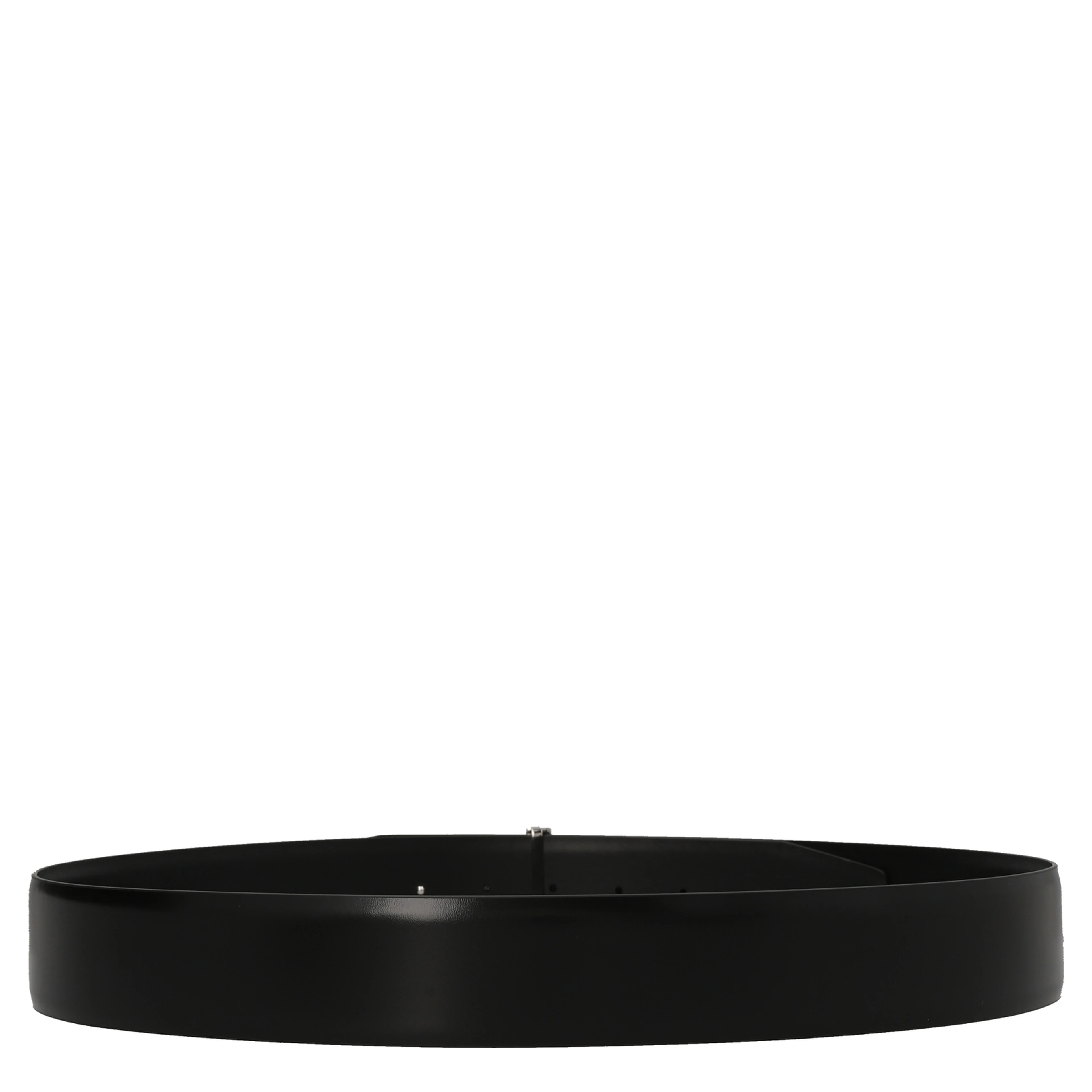 Black Calfskin Regular Belt