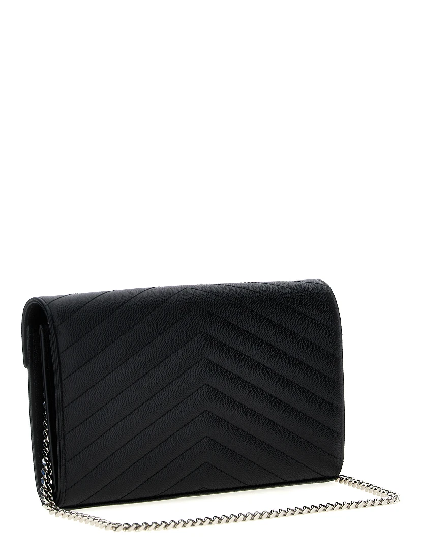 Black Calfskin Clutch Bag