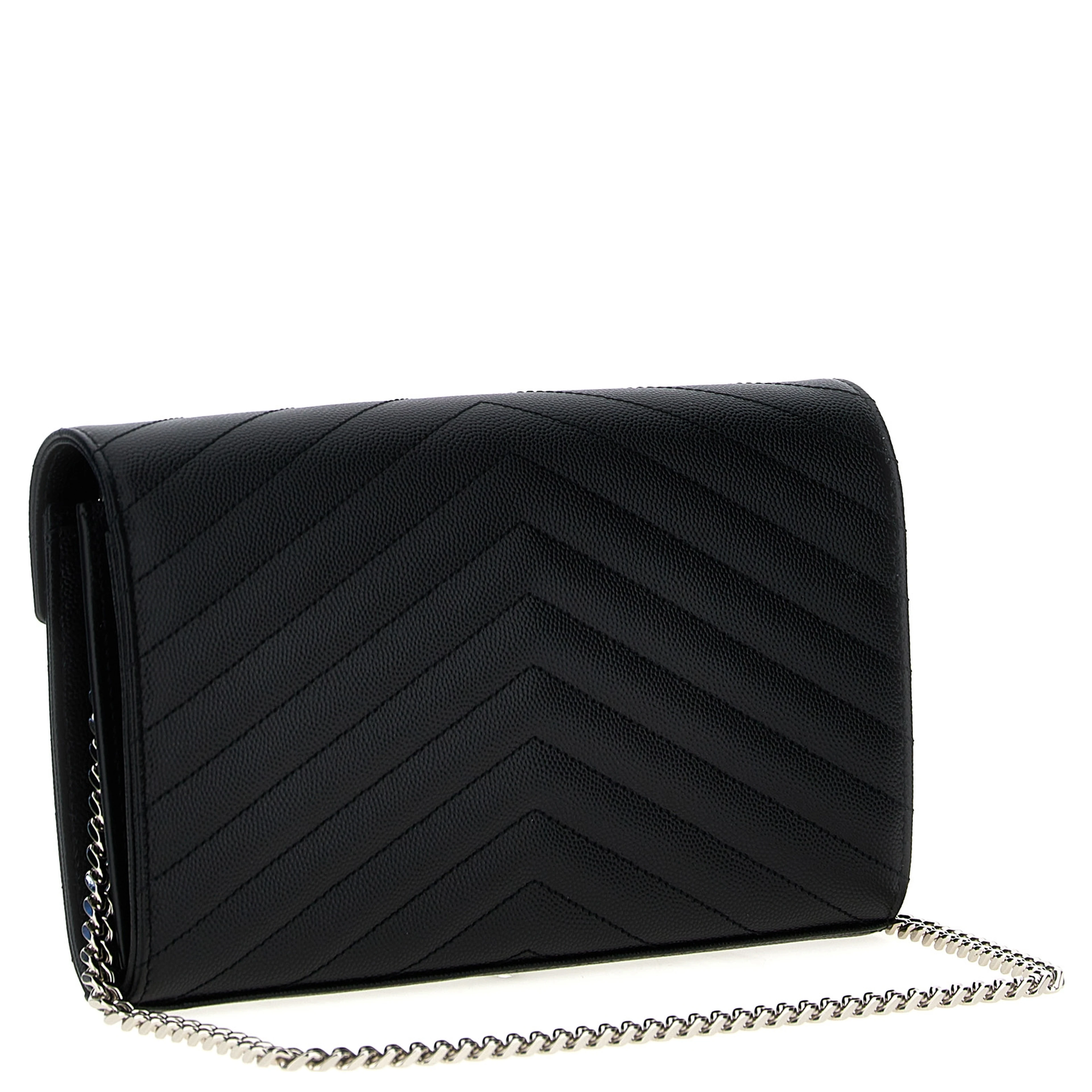 Black Calfskin Clutch Bag