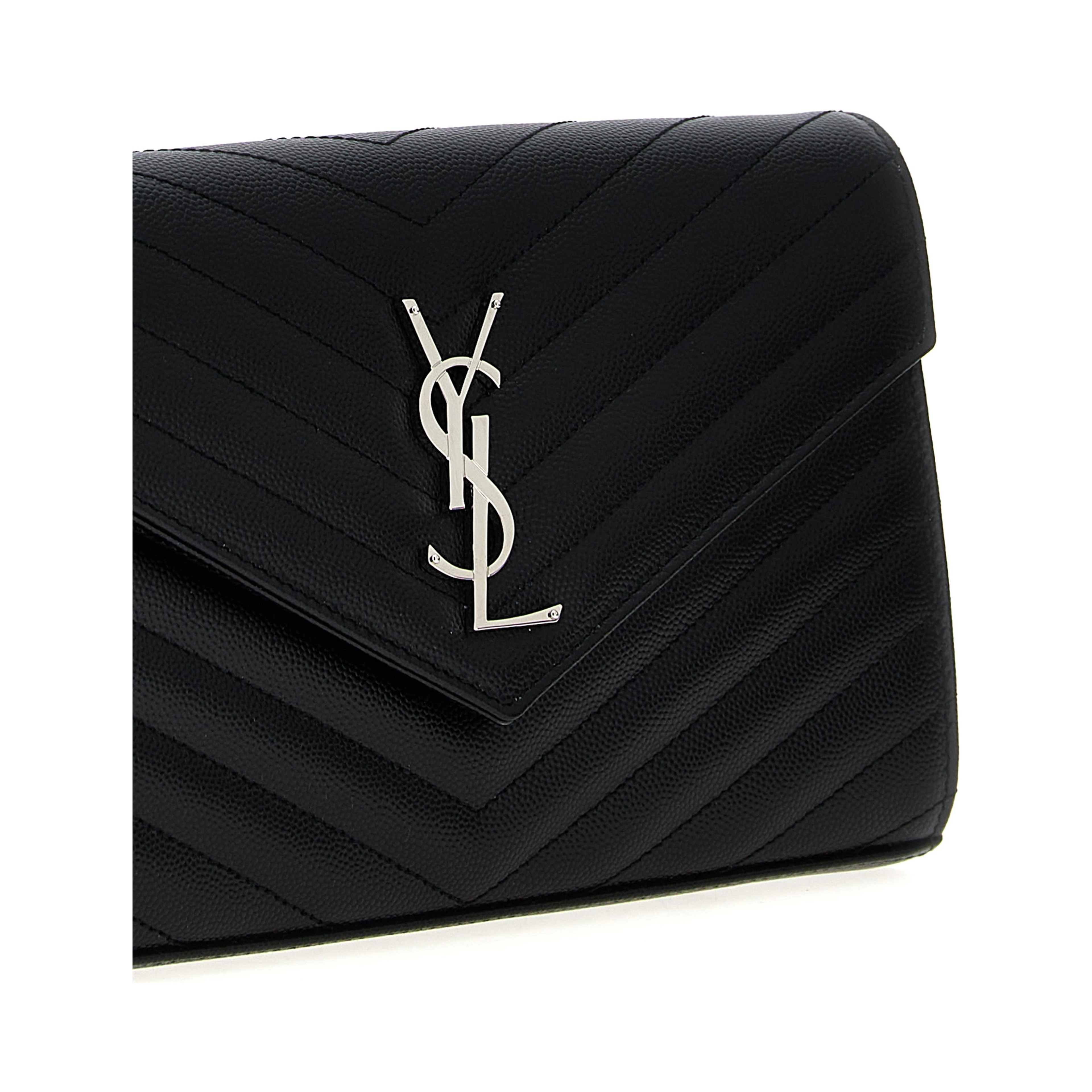 Black Calfskin Clutch Bag
