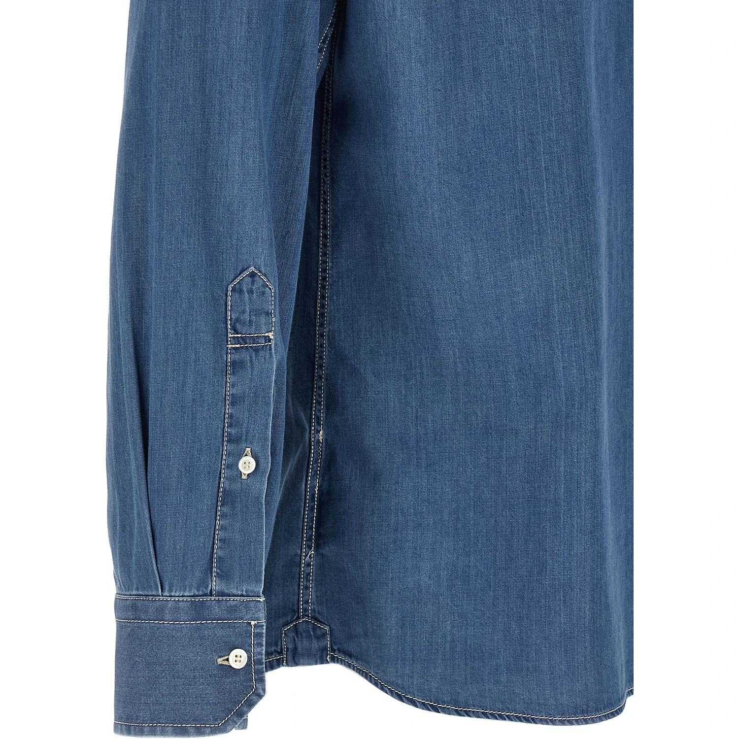 Blue Cotton Blouse