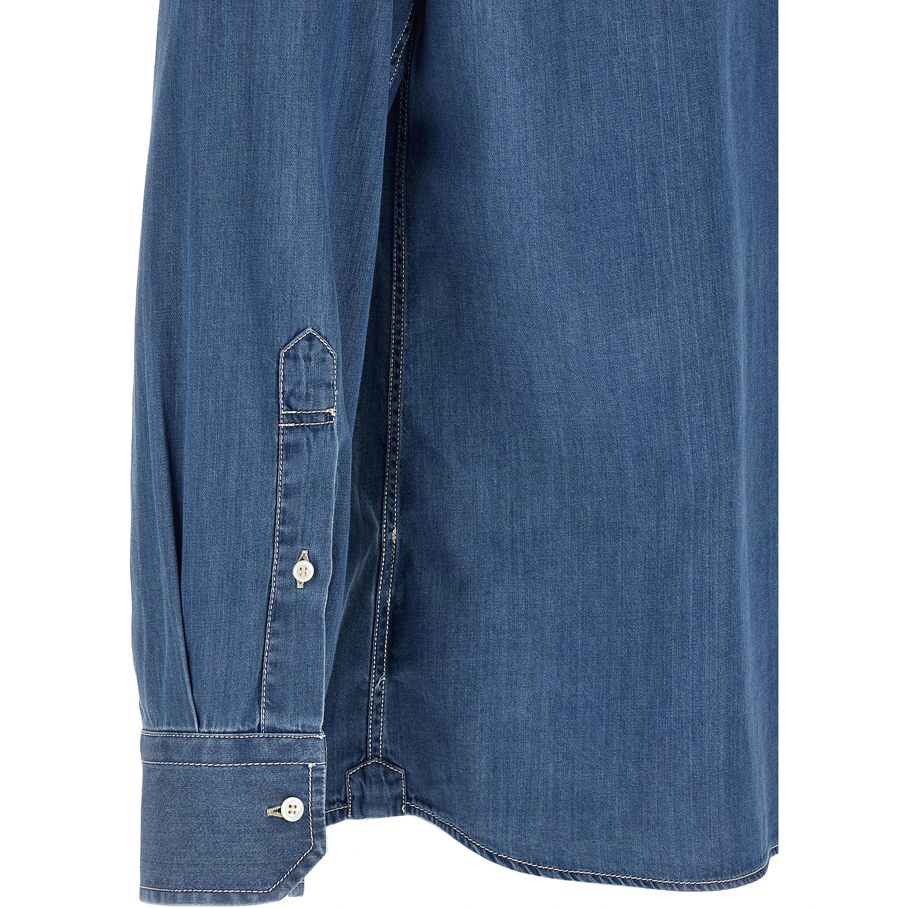 Blue Cotton Blouse