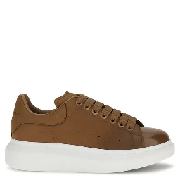 Brown Calf Leather Bos Taurus Chunky Sneakers