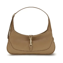 Beige Calf Leather Bos Taurus Handbag