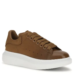 Brown Calf Leather Bos Taurus Chunky Sneakers