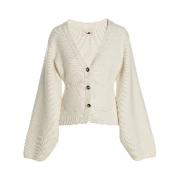 White Cashmere Cardigan