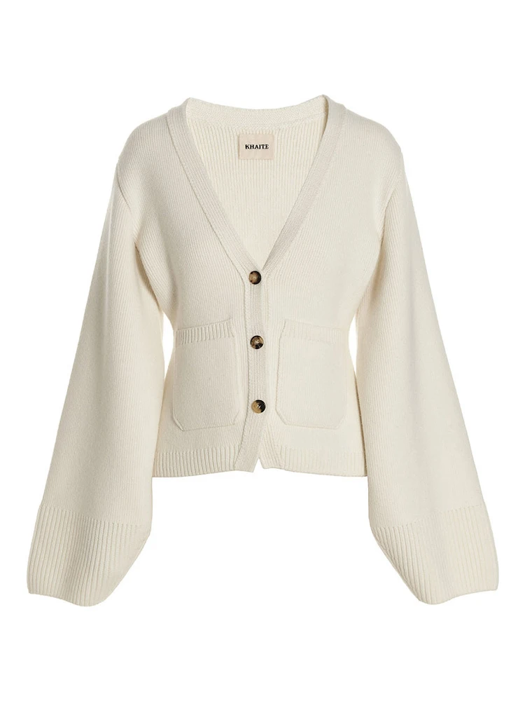 White Cashmere Cardigan