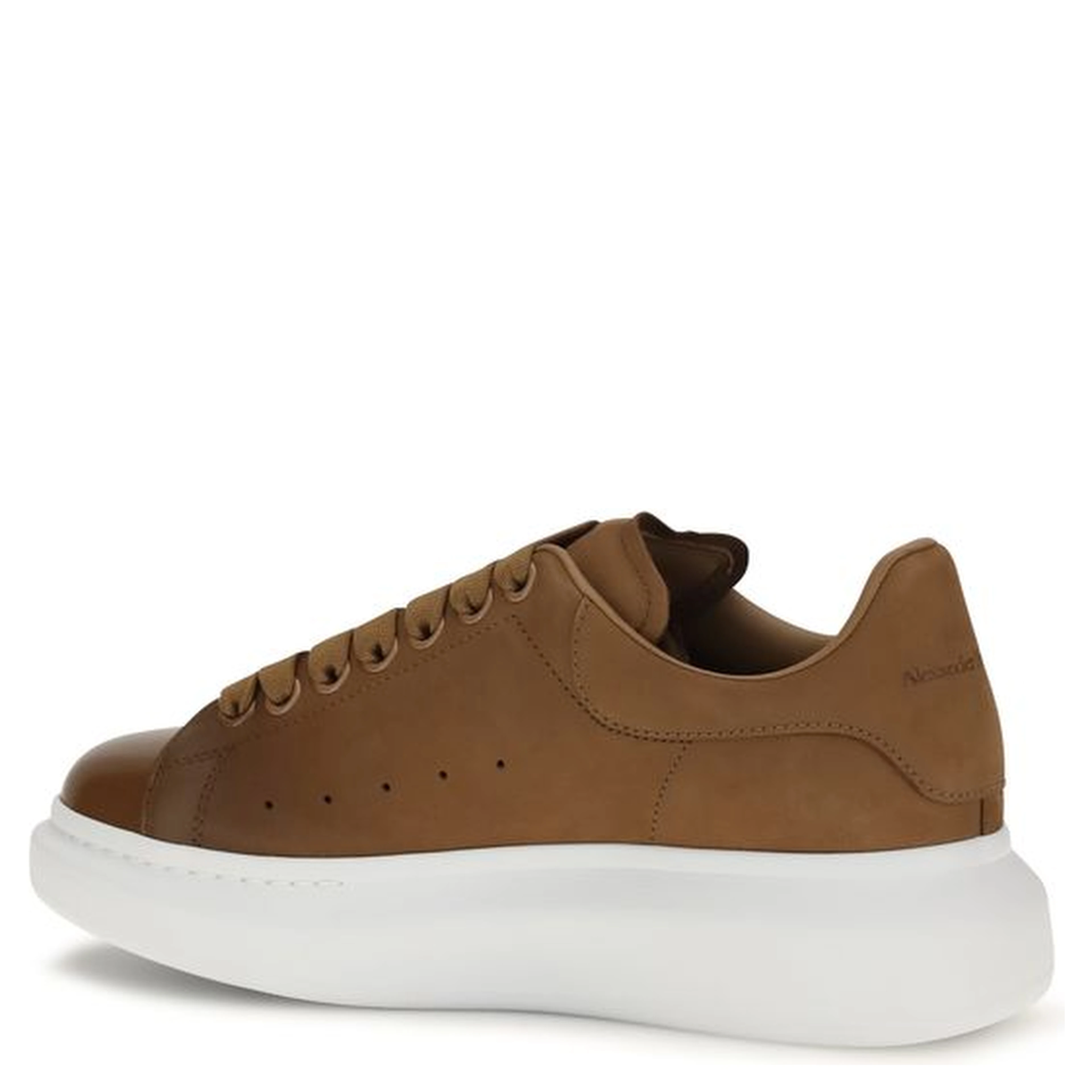 Brown Calf Leather Bos Taurus Chunky Sneakers