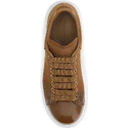 Brown Calf Leather Bos Taurus Chunky Sneakers