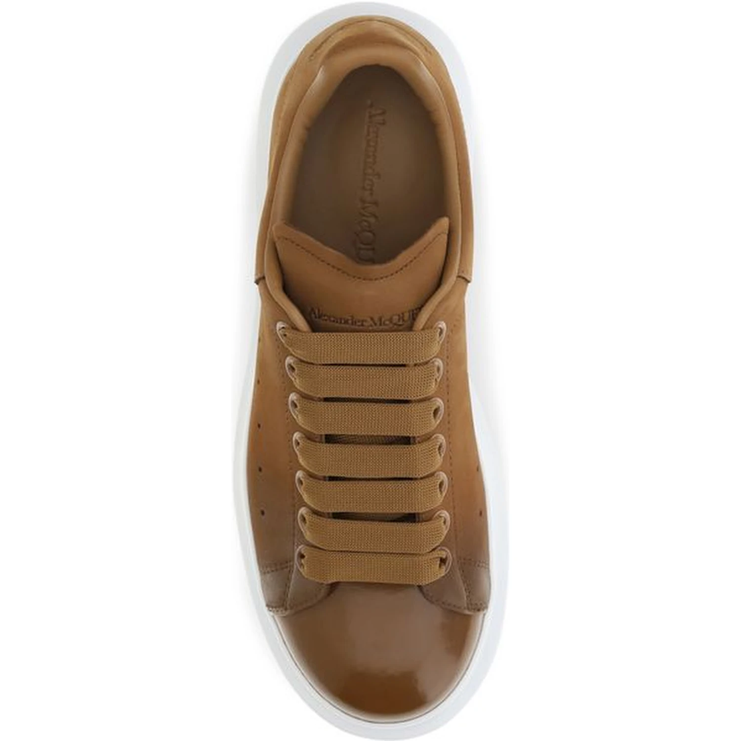 Brown Calf Leather Bos Taurus Chunky Sneakers