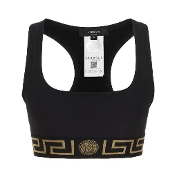 Black Polyamide Sport Bra
