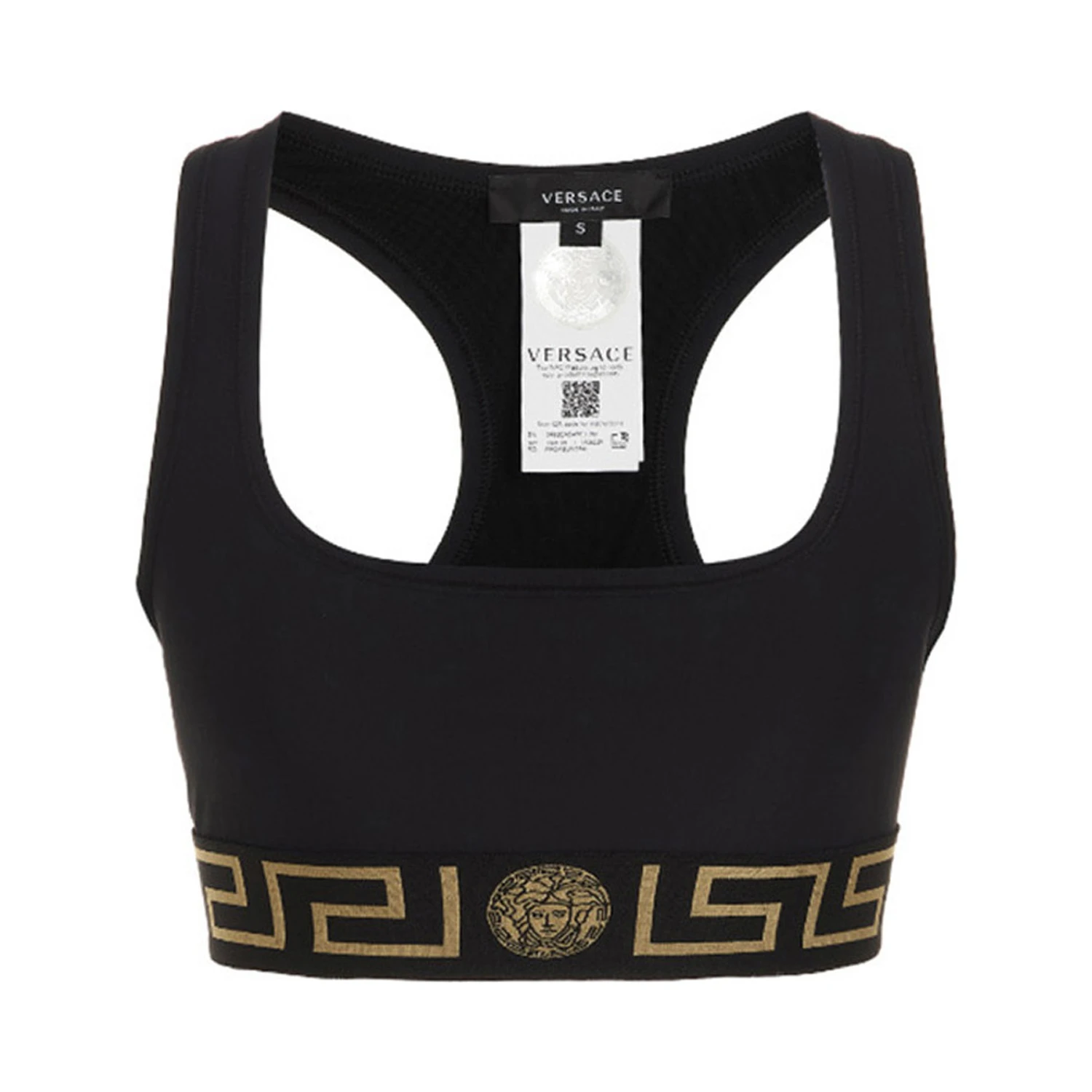 Black Polyamide Sport Bra