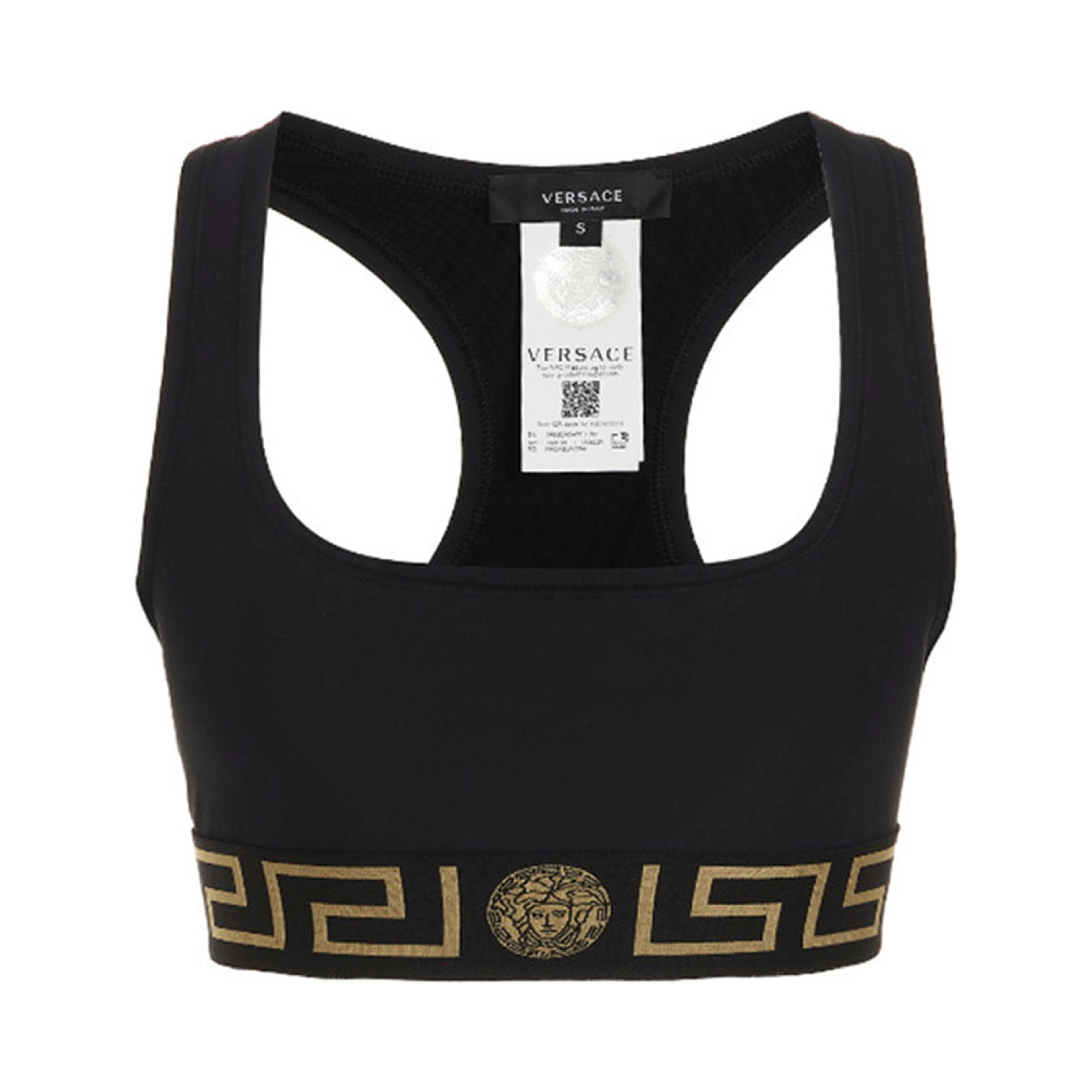 Black Polyamide Sport Bra
