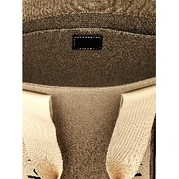 Beige Calfskin Tote Bag