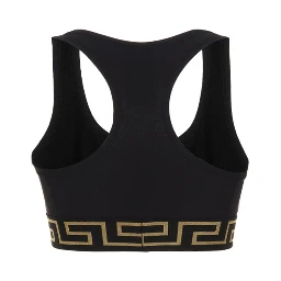 Black Polyamide Sport Bra