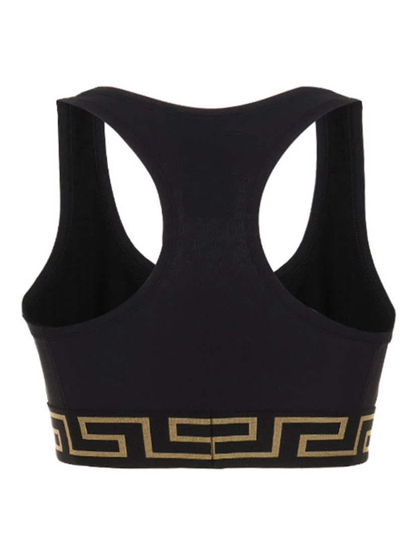 Black Polyamide Sport Bra