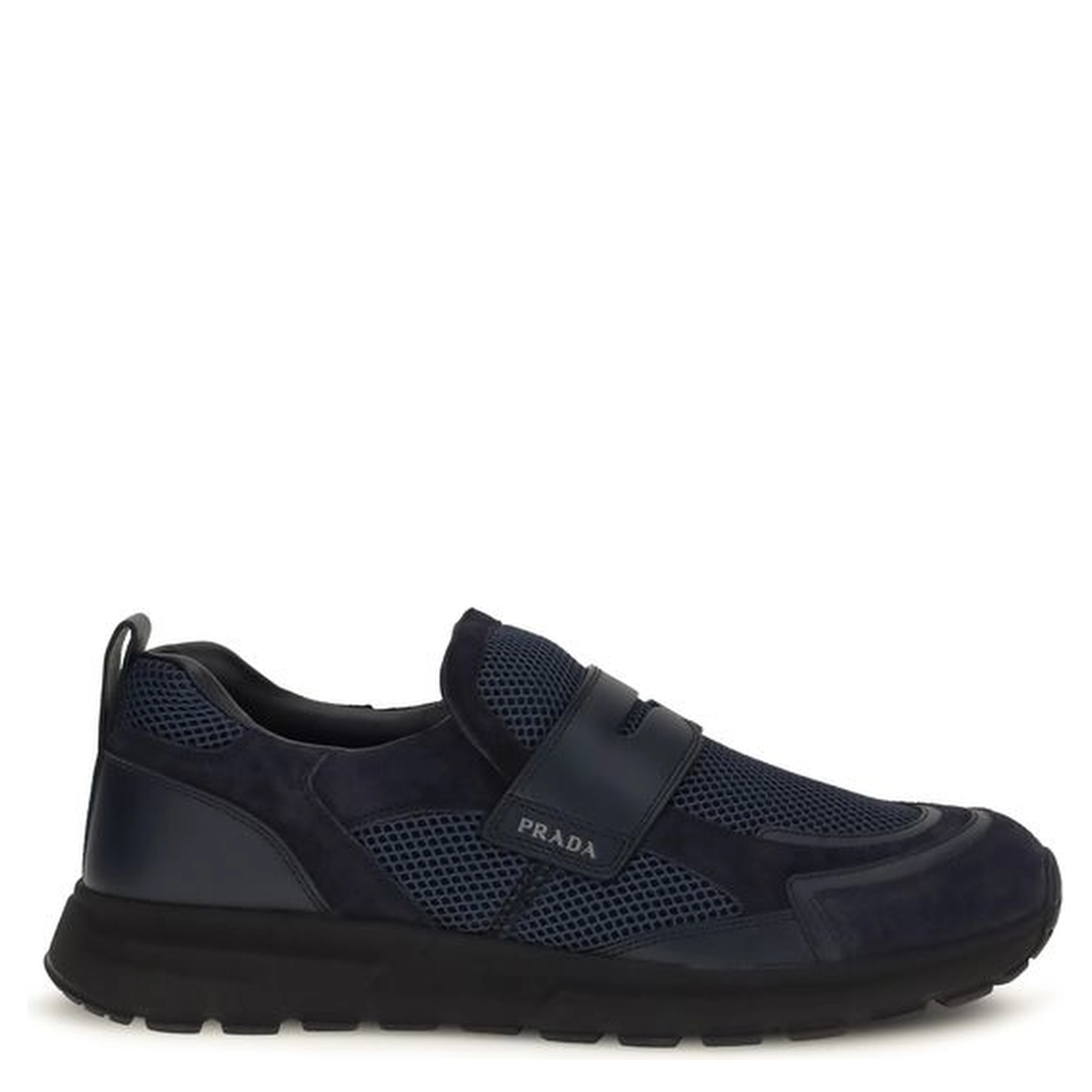 Blue Calf Leather Bos Taurus Athletic Sneakers