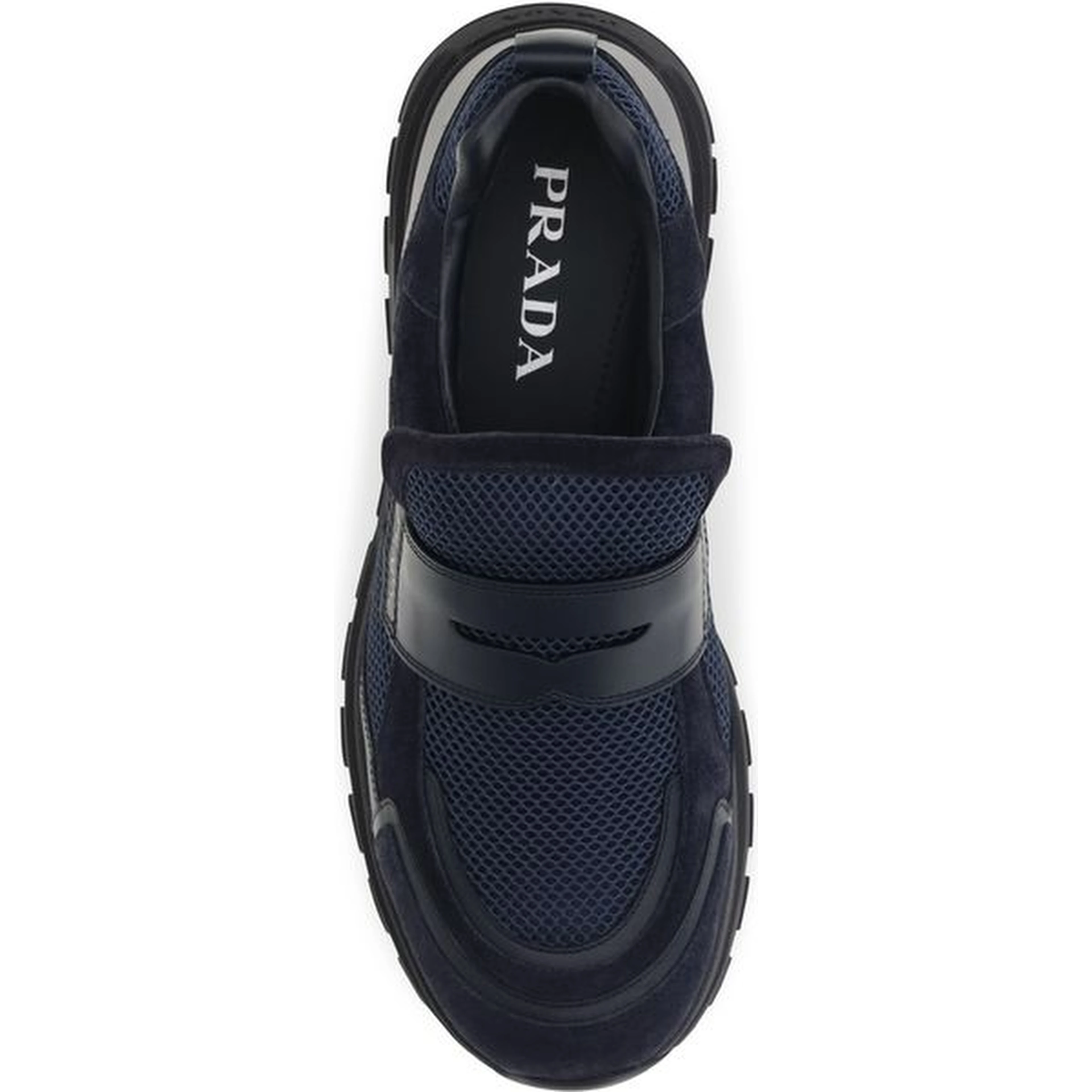 Blue Calf Leather Bos Taurus Athletic Sneakers