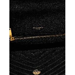 Black Calfskin Crossbody Bag