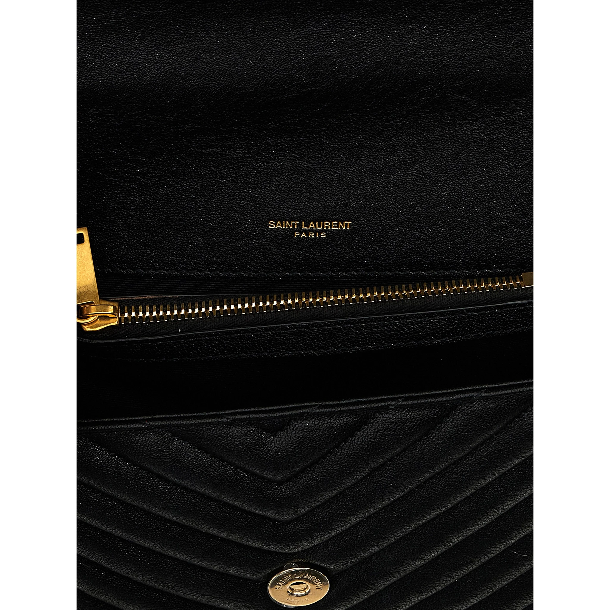 Black Calfskin Crossbody Bag