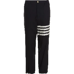 Blue Wool Athletic Pants