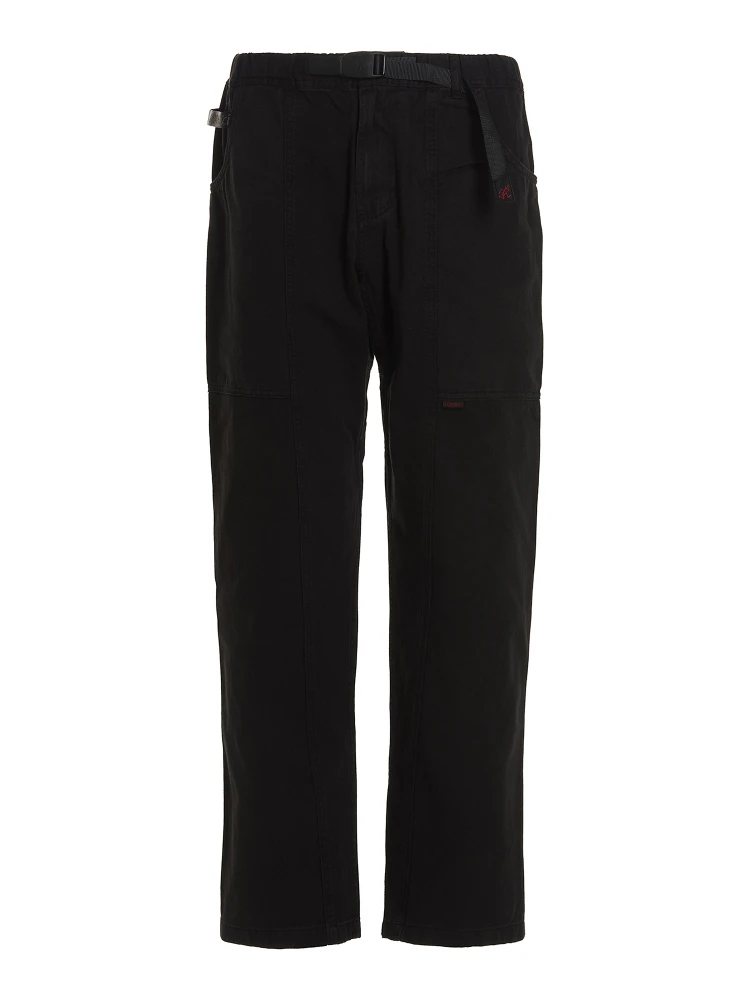 Black Cotton Cargo Pants