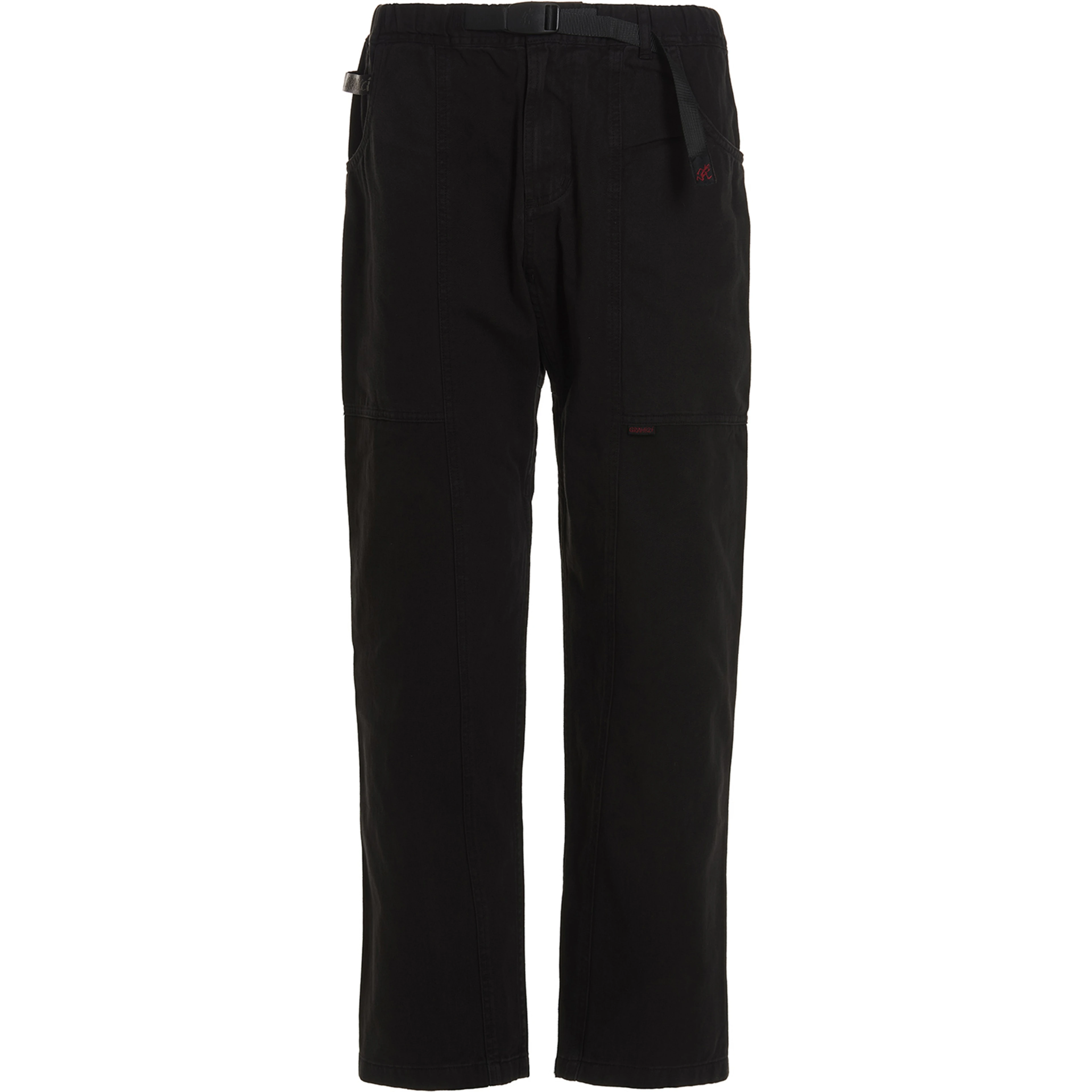 Black Cotton Cargo Pants