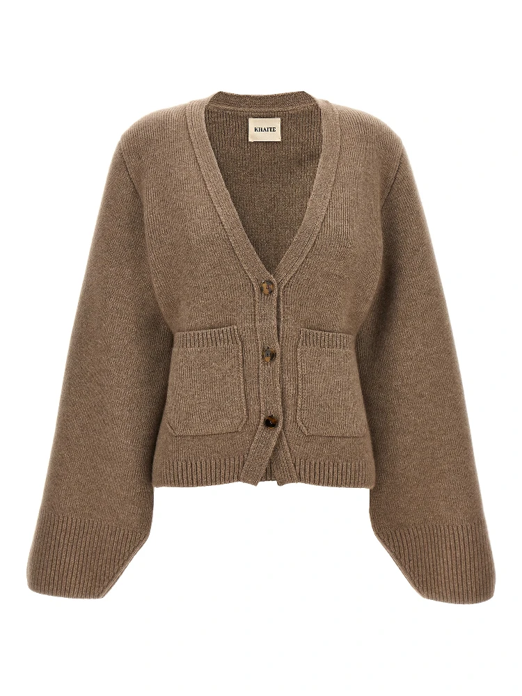 Brown Cashmere Cardigan