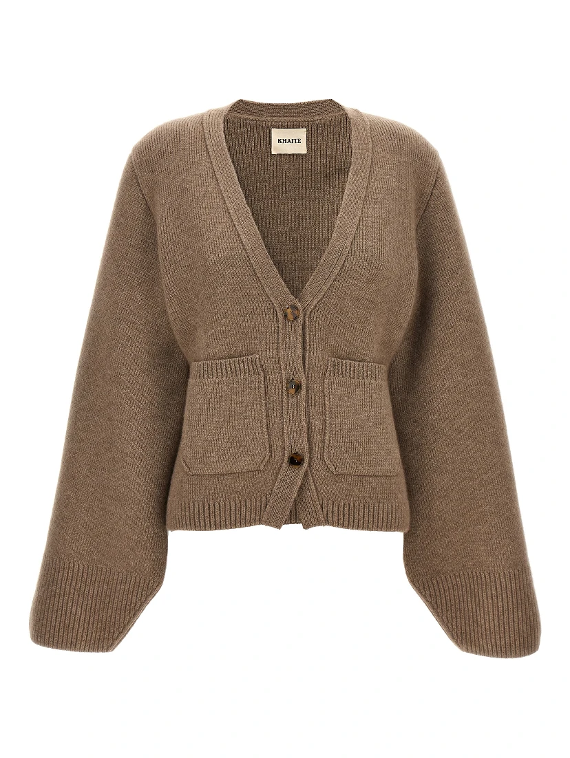 Brown Cashmere Cardigan