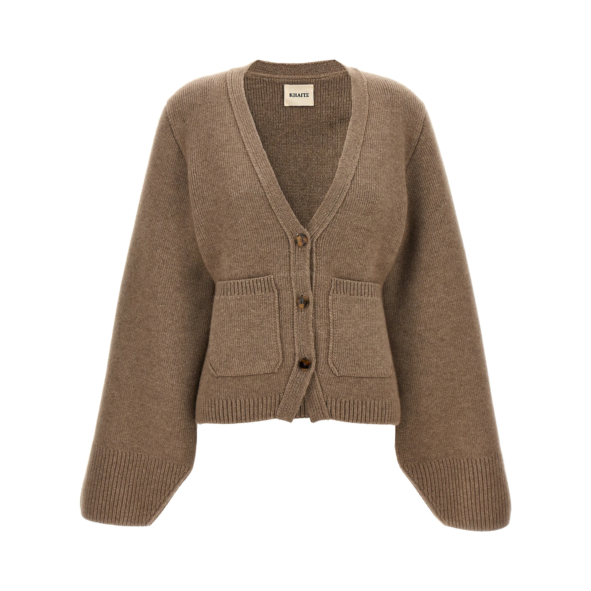 Brown Cashmere Cardigan