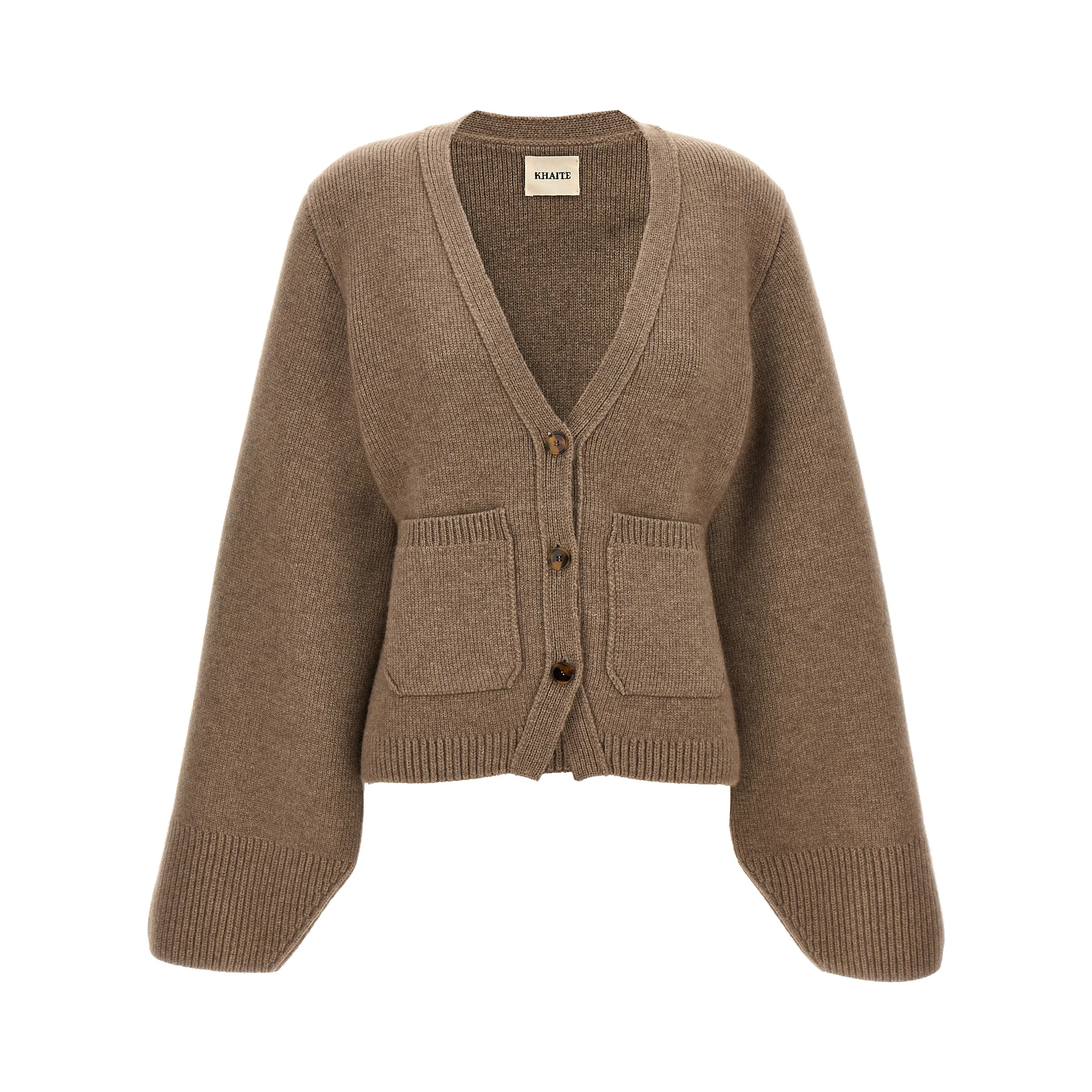 Brown Cashmere Cardigan